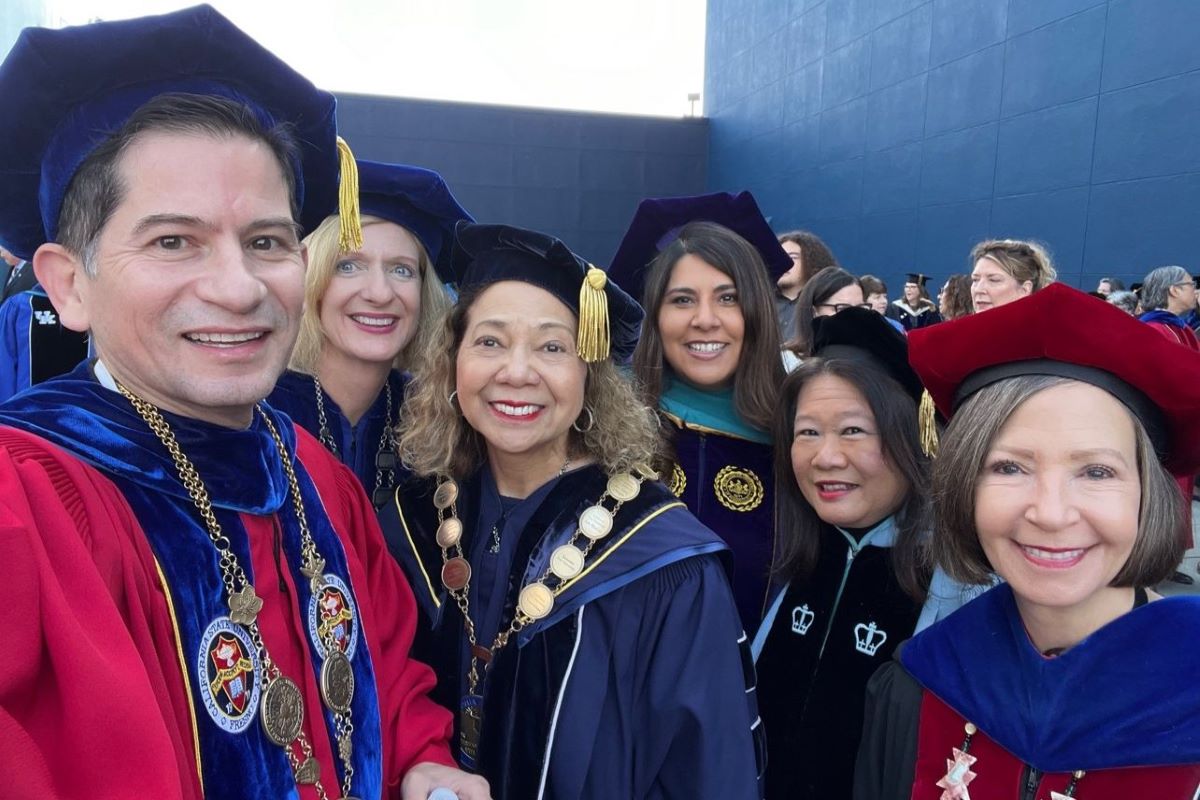 Chancellor Mildred García attended the investiture of San José State’s first Latina President Cynthia Teniente-Matson