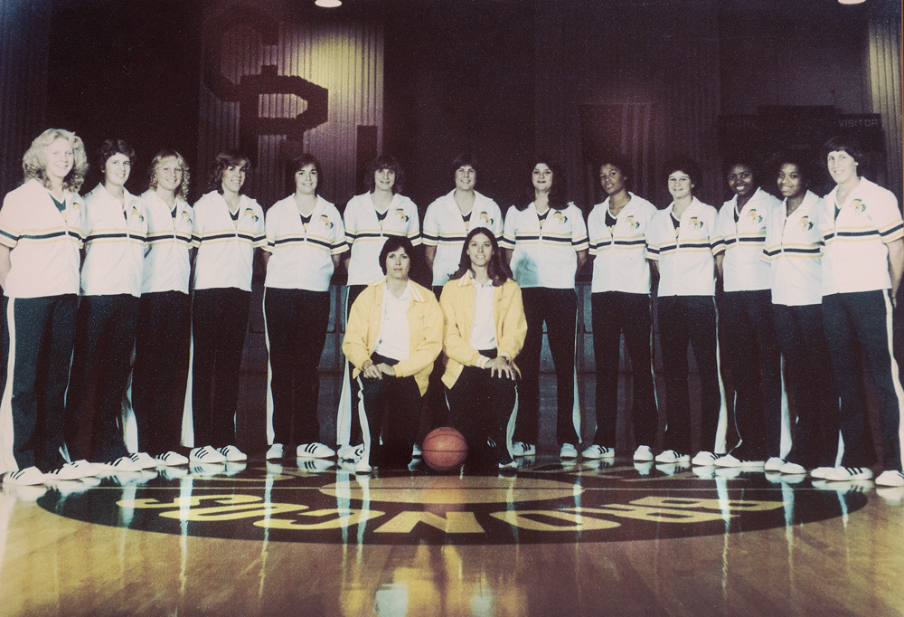 March 1982  The Bronco women’s basketball team wins the Division II national championship with a 93-74 victory over Tuskegee Institute. It’s the first of five national titles (1982, 1985, 1986, 2001, 2002).