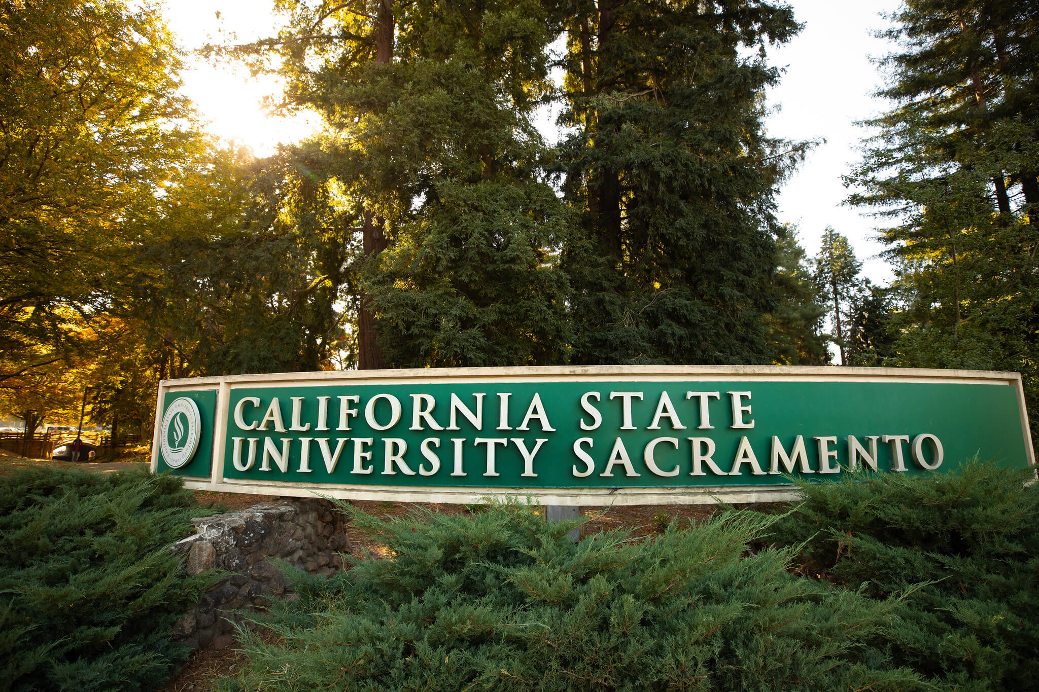 Campus sign at Sacramento State