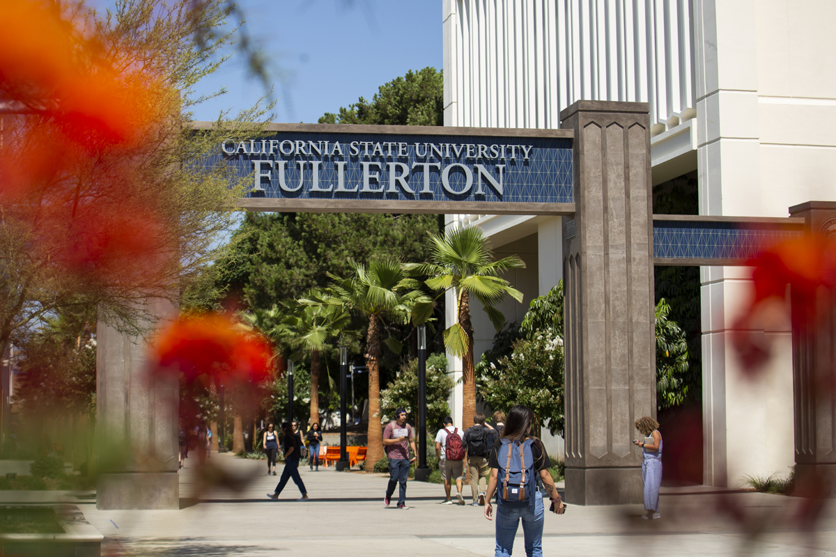 Campus life at Cal State Fullerton, 2019