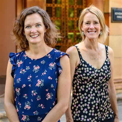 Photo of Susan Roll, Ph.D. and Jennifer Wilking, Ph.D.