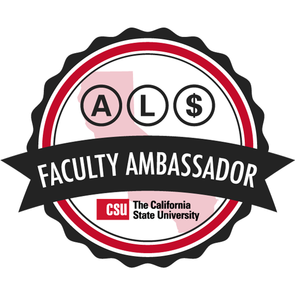 ALS Faculty Ambassador badge