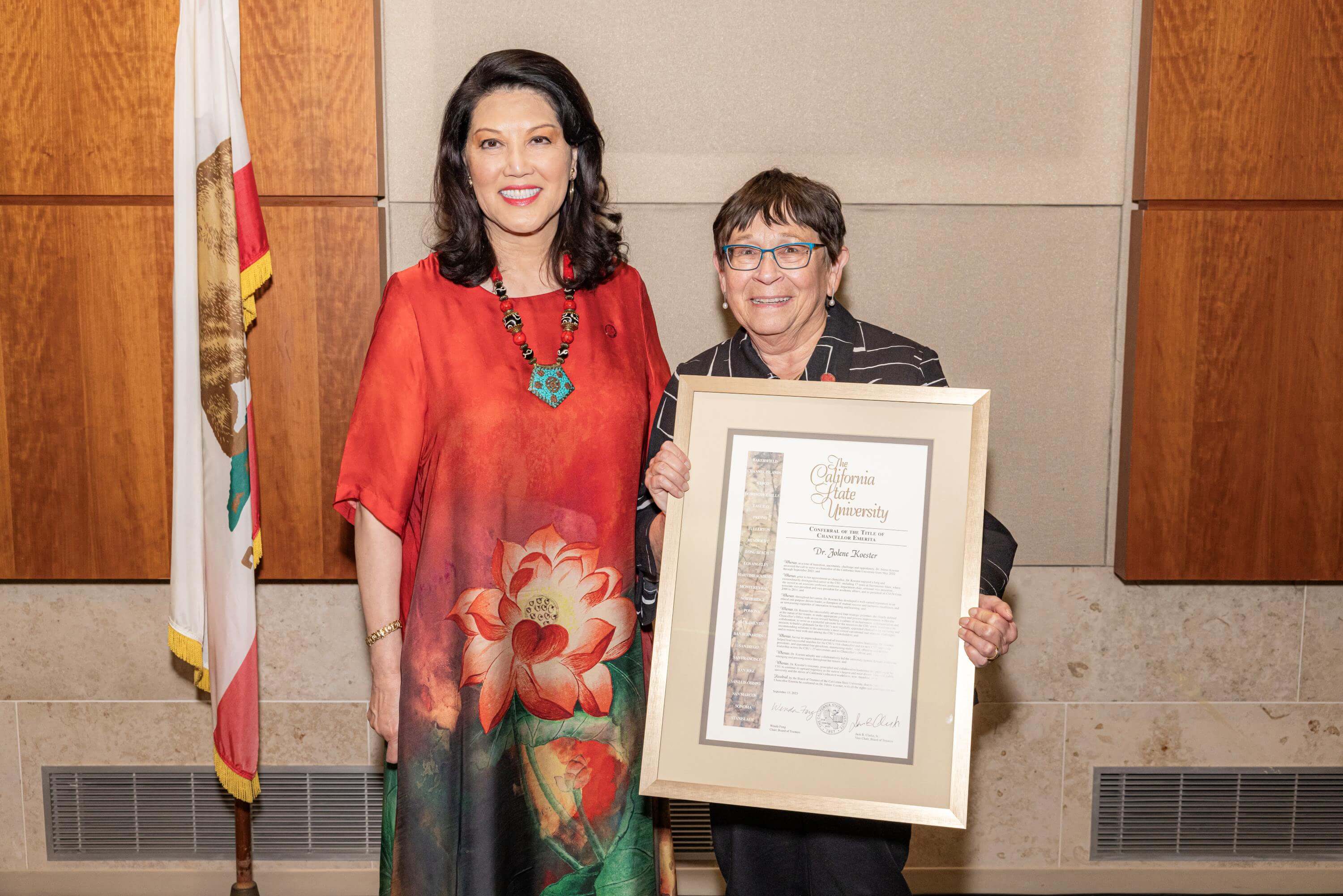 jolene koester and wenda fong