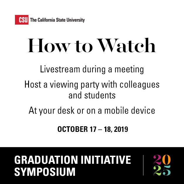 How to watch livestream durring a meeting Graduation Initiative Symposium 