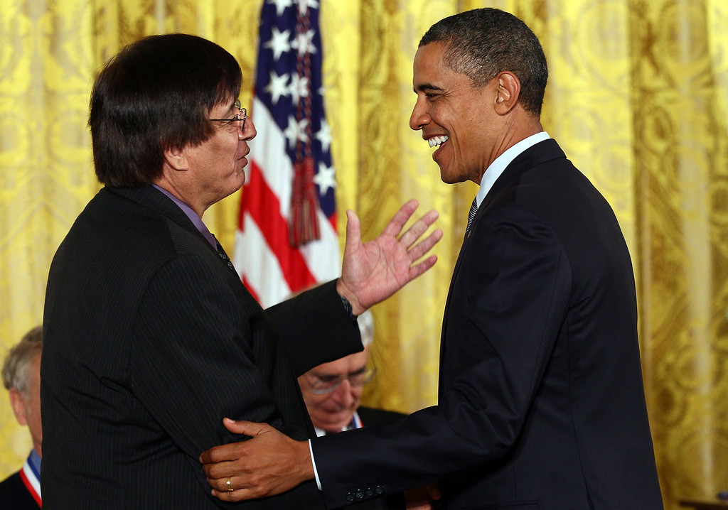 Richard Tapia and President Obama